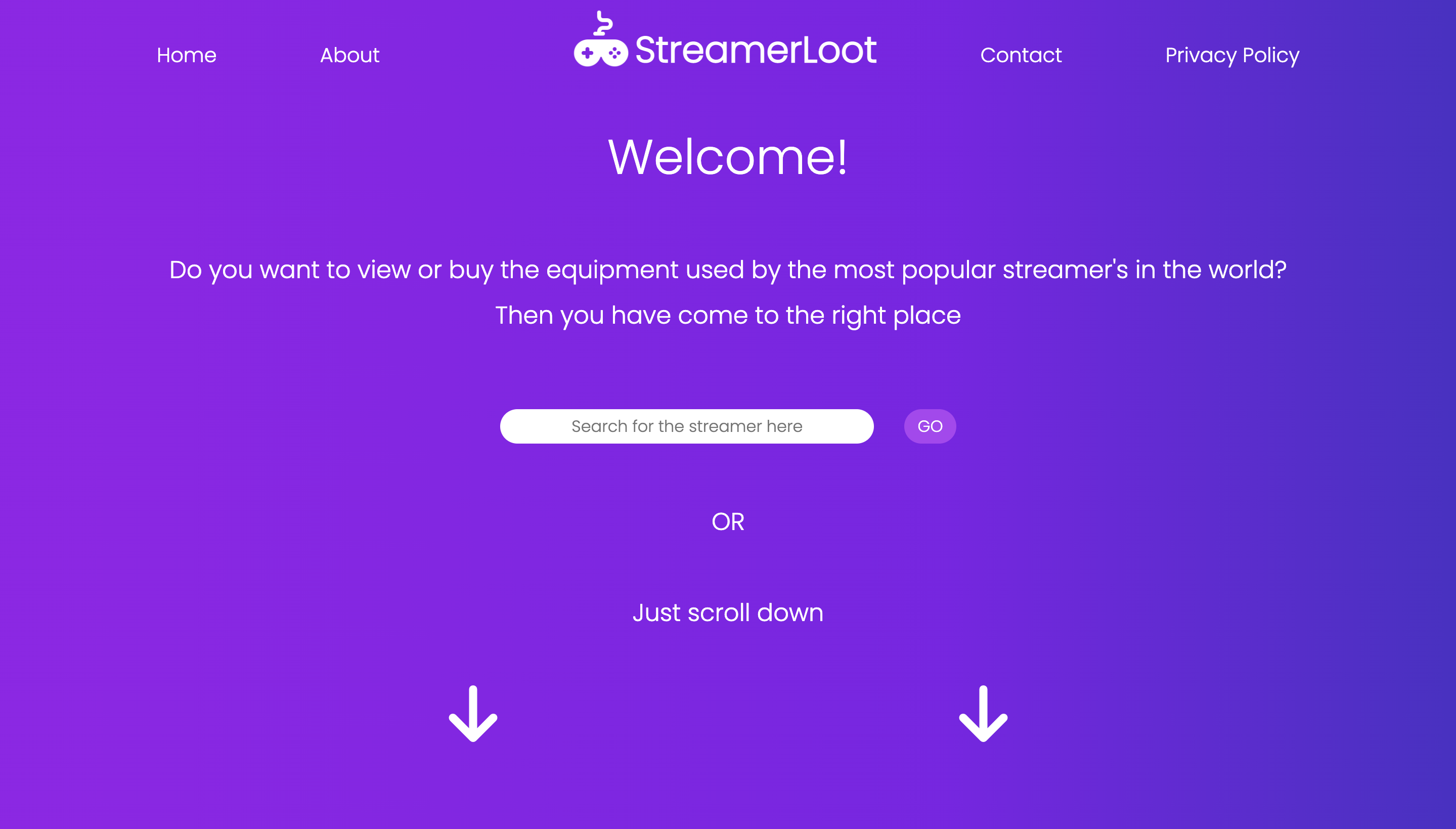 image of the website